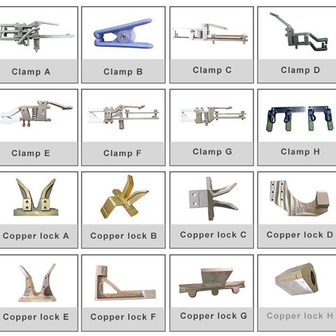 PCB plating clamp Consistent size C6  Material: SUS316, SUS304