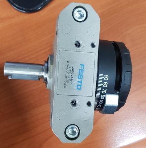 Festo Xy lanh FESTO SEMI-ROTARY DRIVE DSR-25- 180-P FOR SHUTTER OPERATION linh Kiện Máy In KBA105 / KBA